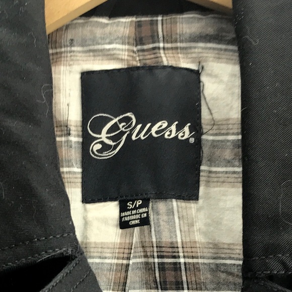 💕SALE💕Black Guess Peacoat Jacket - Picture 4 of 8